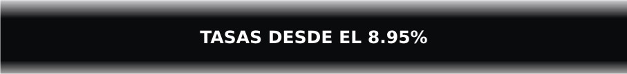 Tasas desde el 8.95 %